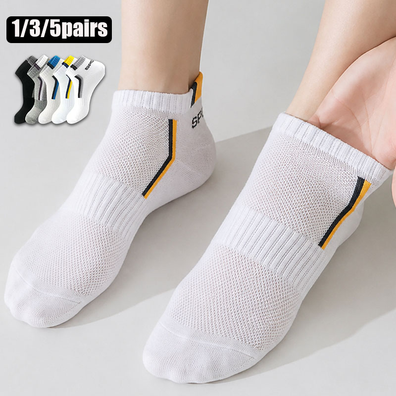 1/3/5Pairs Unisex Sports Ankle - No Show Sock Women ulasan dan harga