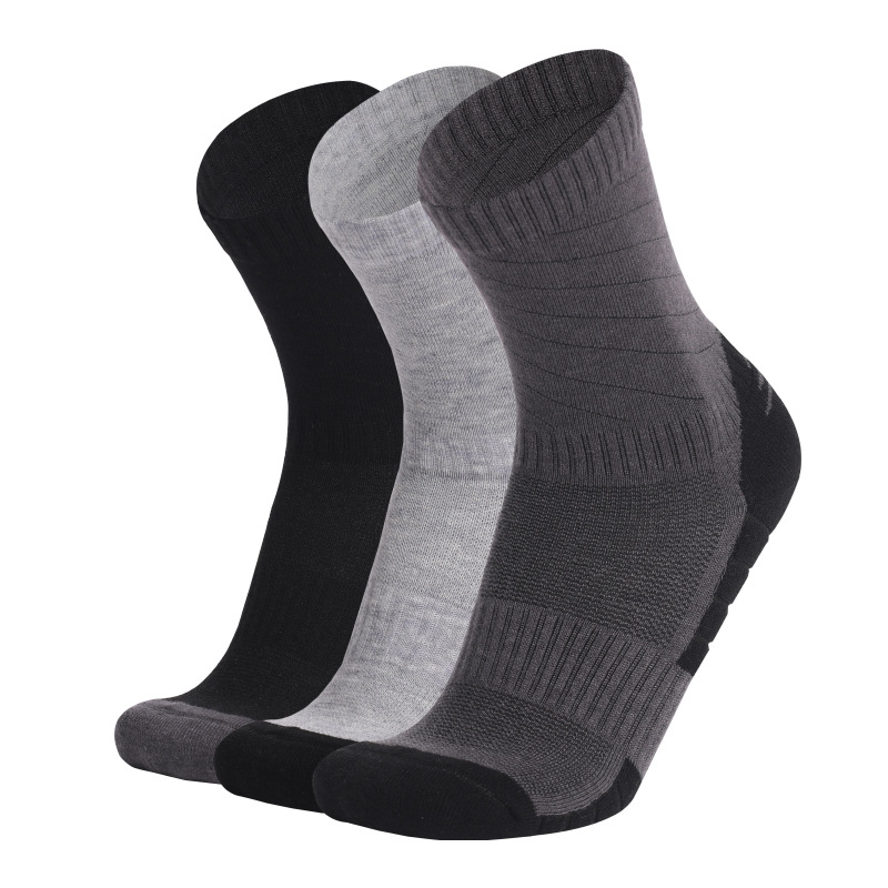 3 Pairs Men Merino Wool Sport  - Wool Hiking Sock ulasan dan harga