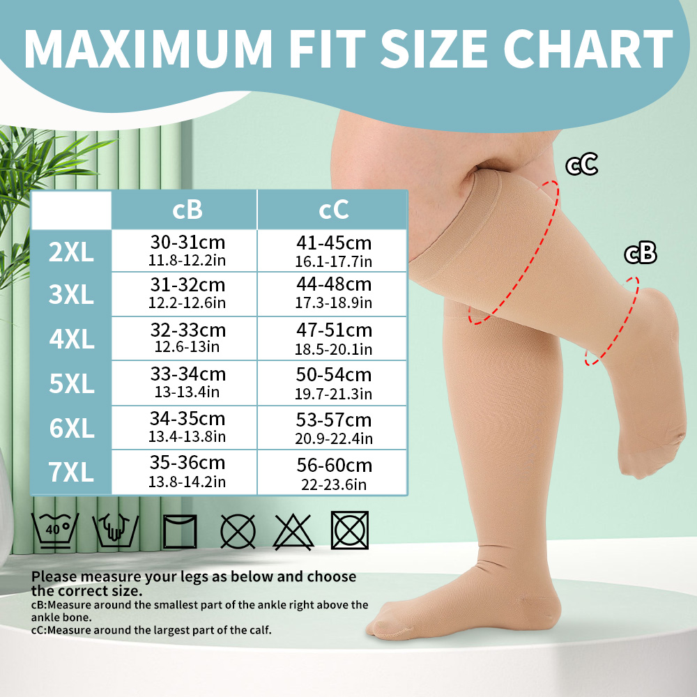 Legbeauty 23-32mmHg Medical Co - Compression Sleeve Calf ulasan dan harga