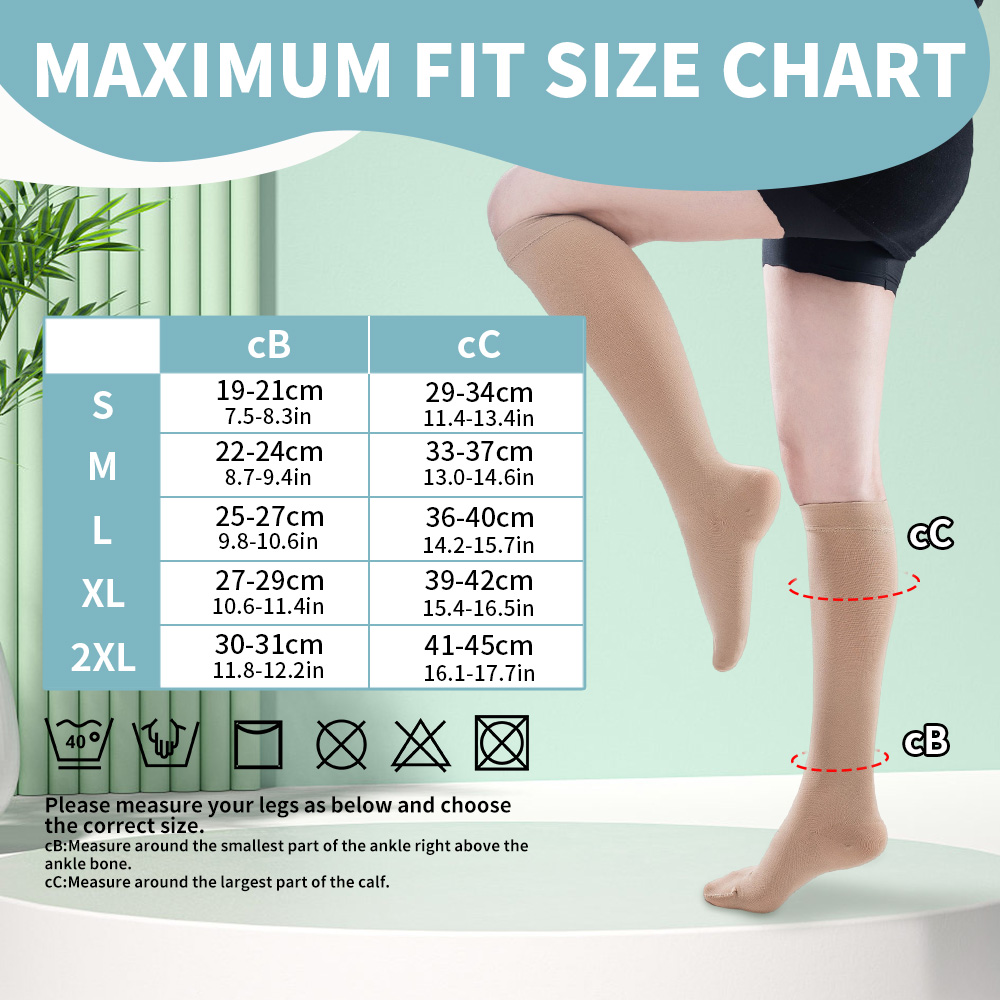 Legbeauty 23-32mmHg Medical Co - Compression Sleeve Calf ulasan dan harga